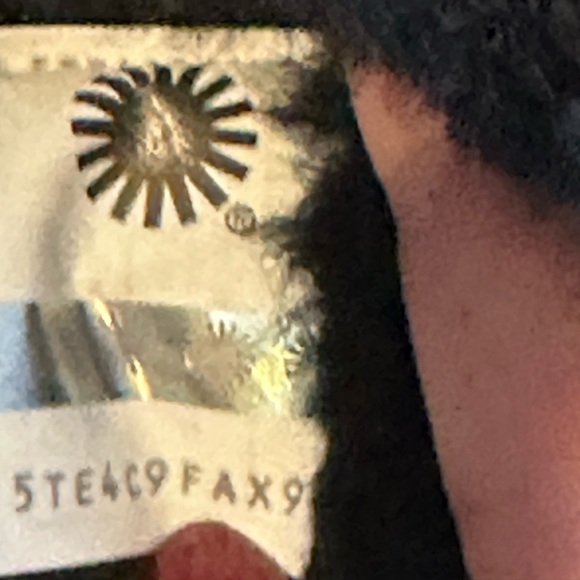 $210 UGG Mini Sequin Bow Wool Lined SHEARLING Bootie BLACK 6 (SE6) - Picture 9 of 11